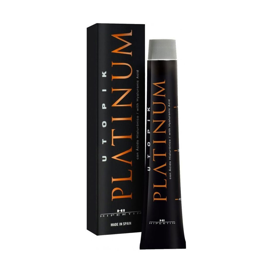 Перманентна фарба для волосся Hipertin Utopik Platinum з гіалуроновою кислотою, 7.97 Sandy Tobacco Blonde, 60 мл